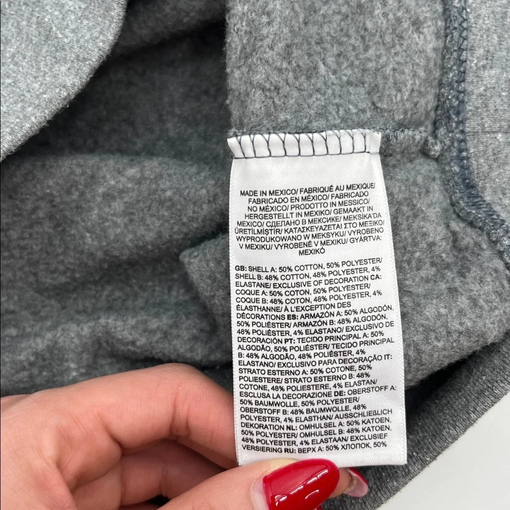 The north face grey fleece heritage crewneck sweatshirt XS Gorpcore athleisure